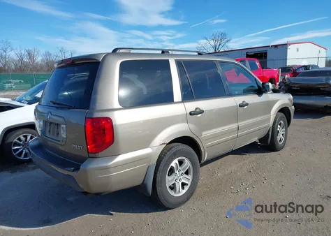2005 Honda Pilot Ex-L from USA, damaged, VIN 2HKYF18615H523439